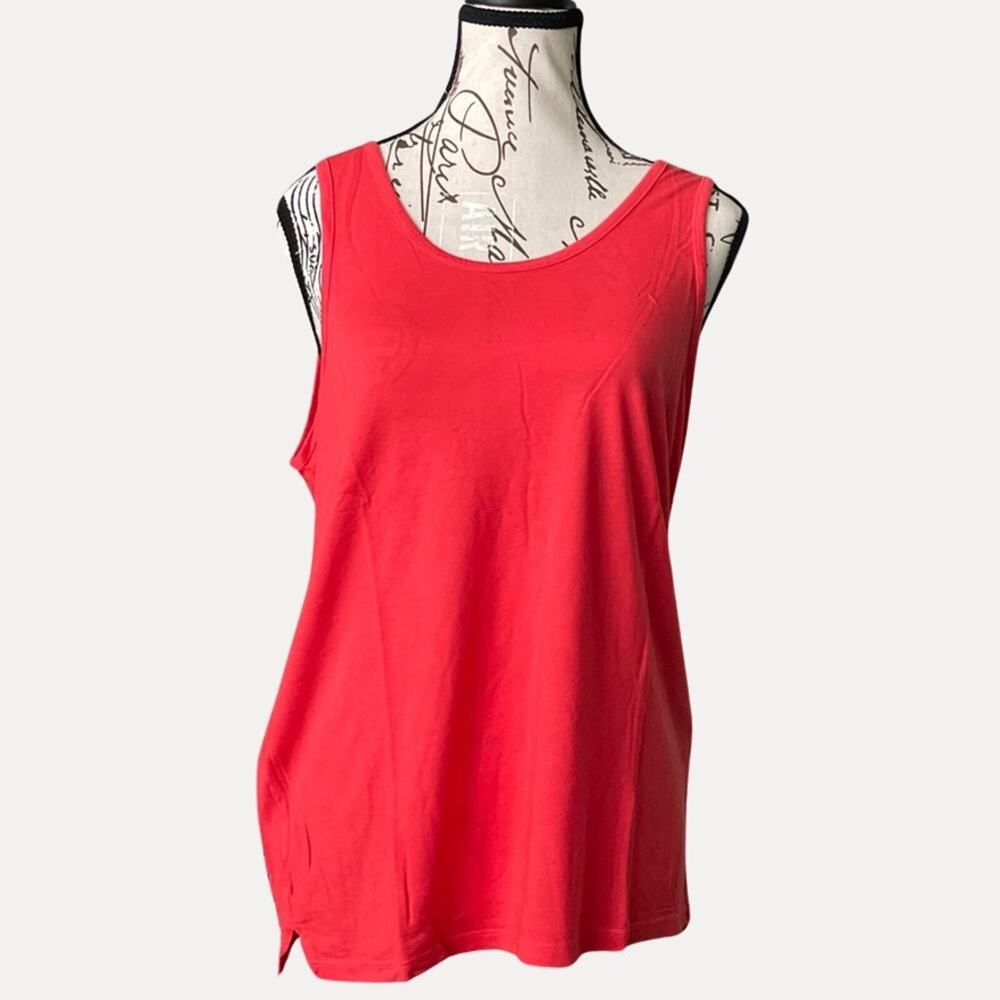 NWT Peloton Tank‎ Top Spin Cycling Gym Workout Flow Versatile V-Neck Size Small - Picture 4 of 8